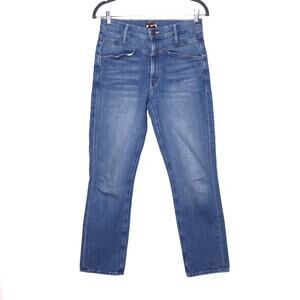 MOTHER The Dazzler Yoke-Front Ankle Jeans Wander Dust Medium Wash Women's 28